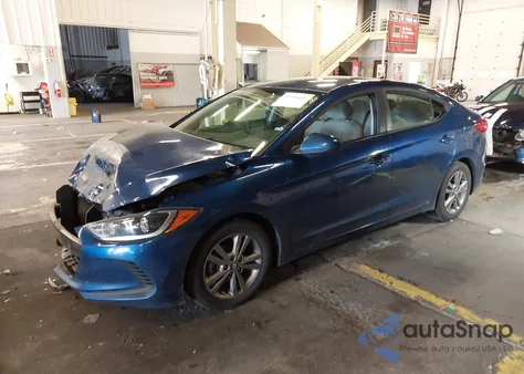 2018 Hyundai Elantra Sel из США, поврежденный, VIN 5NPD84LF7JH336556